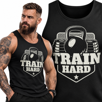 TANK TOP NA SIŁOWNIĘ   GYM SET
